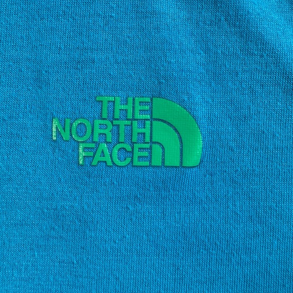 The North Face Shirt Women L Blue V-Neck VaporWick Running Gym Athletic - Picture 4 of 10